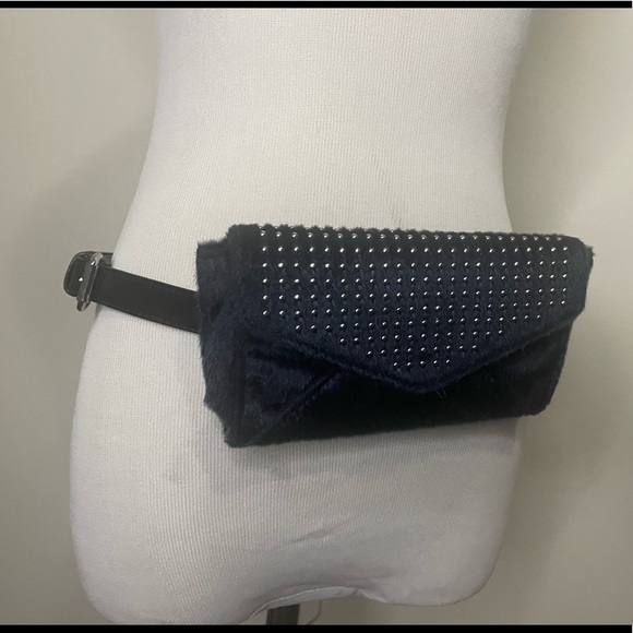 Mossimo velvet studded hip belt purse - Picture 2 of 6